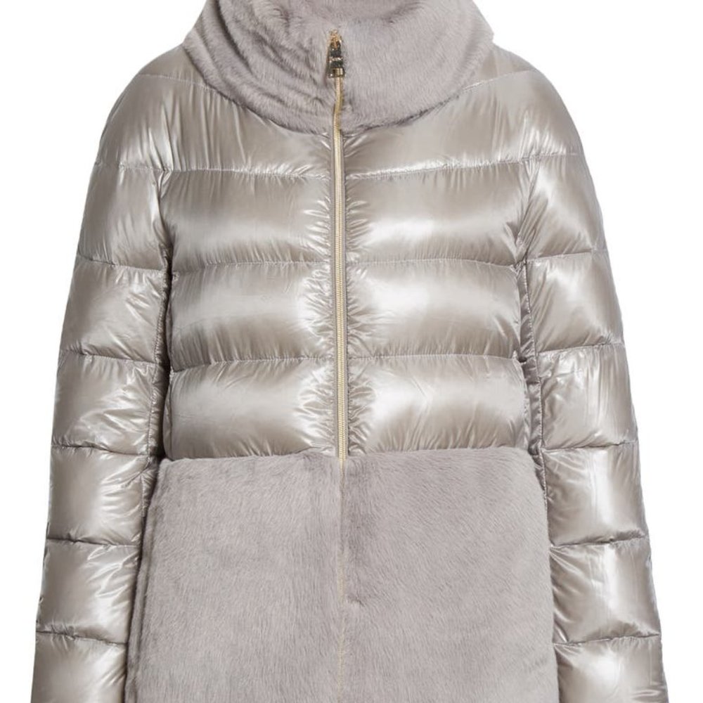 Herno Ultralight Down Puffer Jacket With Faux Fur… - image 2
